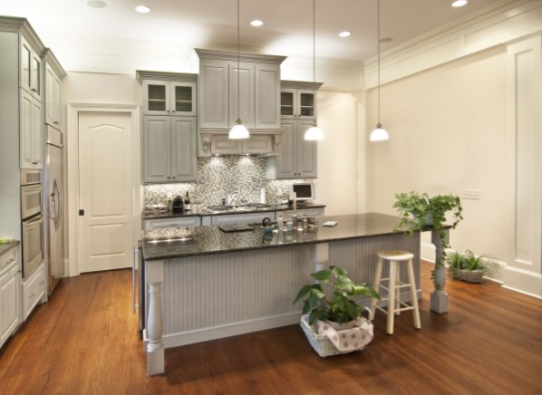 Grey and white cabinets Grey and white cabinets, Cabinet Cures Inc. in Sherwood, OR