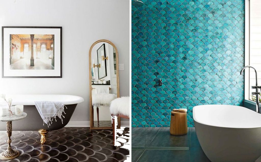 moroccan fish scale tiles cabinet cures inc