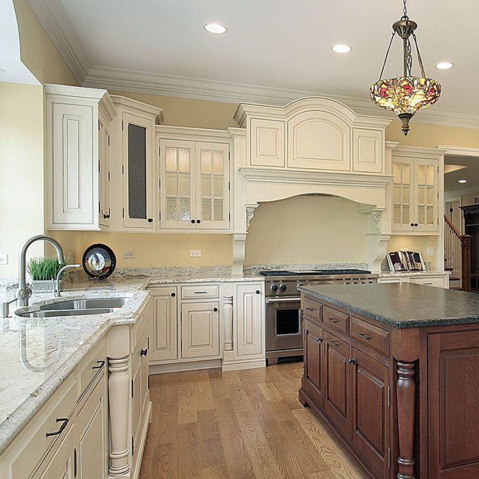 Elegant Crown Moulding on Kitchen Cabinets by Cabinet Cures in Portland, OR